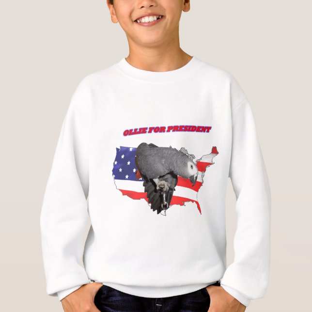 Ollie für den Präsidenten T-Shirt (Vorderseite)