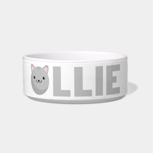 Ollie Gray oder Ginger Cat Bowl Napf
