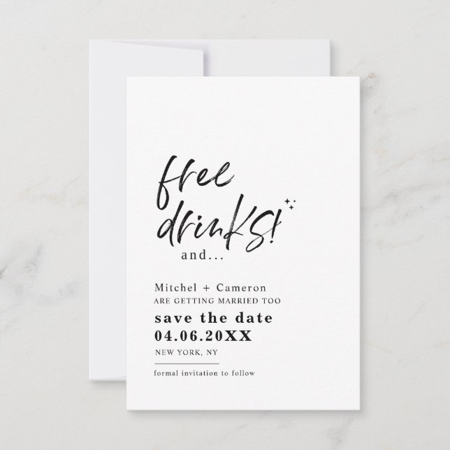 Ollie | Kostenlose Ankündigung Datum freihalten (Vorderseite)