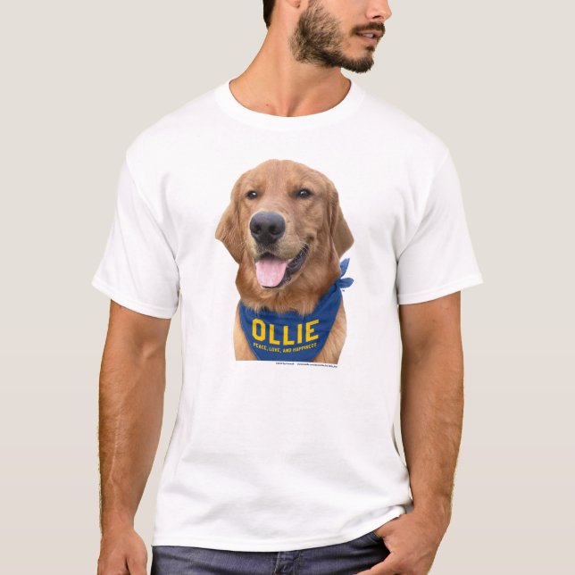 Ollie the Lucky Dog Men's Foto T - Shirt (Vorderseite)