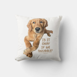 Ollie the Lucky Dog Snuggle Pillow Kissen