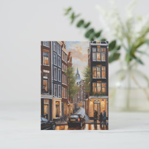 Ölmalerei Amsterdam Postkarte
