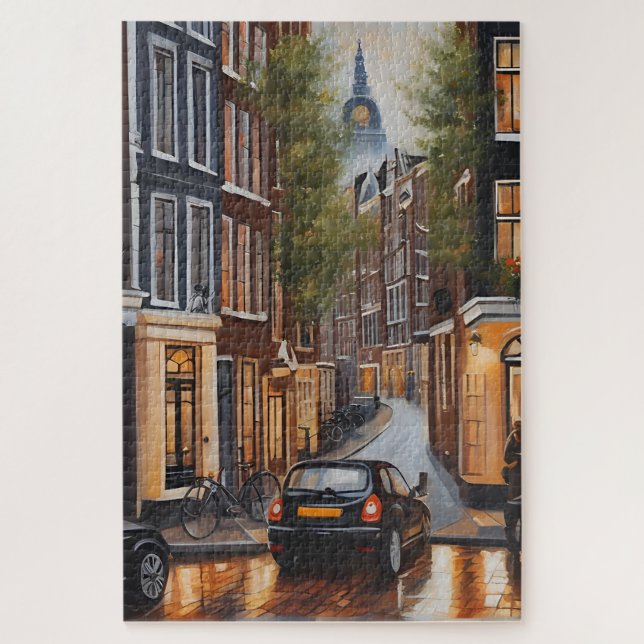 Ölmalerei Amsterdam Puzzle (Vertikal)