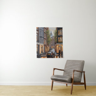 Ölmalerei Amsterdam Wandteppich