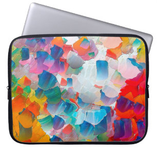 Ölmalerei auf Abstraktion. Hintergrund für kreativ Laptopschutzhülle