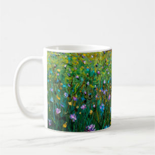 Ölmalerei auf Blume, wunderschöne Blume auf dem F Kaffeetasse