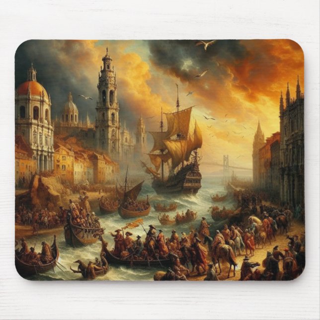 Ölmalerei der Renaissance Mousepad (Vorne)