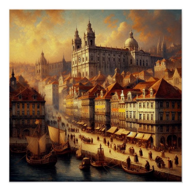 Ölmalerei der Renaissance Poster (Vorderseite)