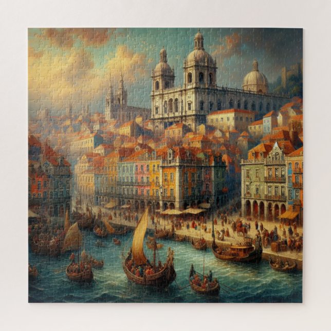 Ölmalerei der Renaissance Puzzle (Vertikal)