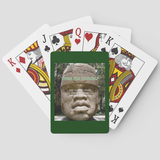 Olmec head spielkarten (Rückseite)
