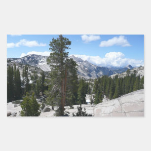 Olmsted Point III im Yosemite-Nationalpark Rechteckiger Aufkleber