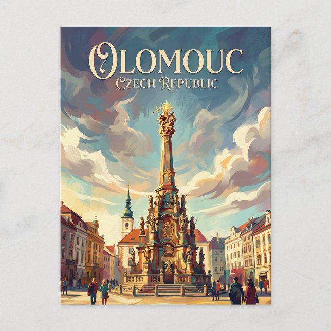 Olomouc Tschechien Postkarte (Vorderseite)