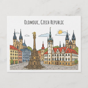 Olomouc Tschechische Republik Reise Postkarte