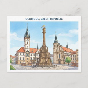Olomouc Tschechische Republik Reise Postkarte