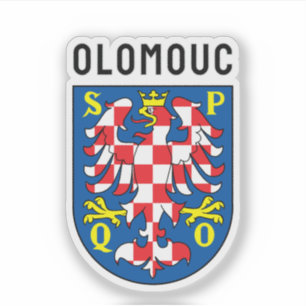 Olomoucer Wappen, Tschechische Republik Aufkleber