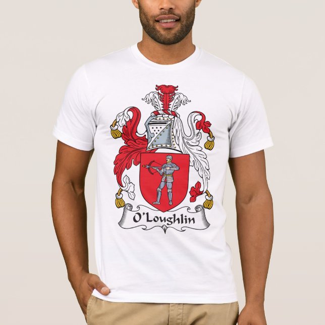 O'Loughlin Familienwappen T-Shirt (Vorderseite)