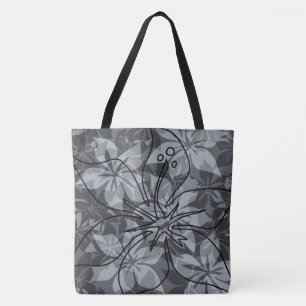 Olowalu Hibiskus Hawaiian Camouflage Beach Bag