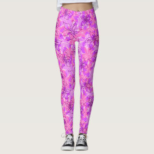Olowalu Hibiskus Hawaiianische Camouflage Floral Leggings