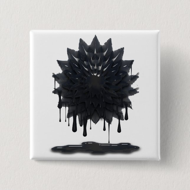 Ölpest Button (Vorderseite)