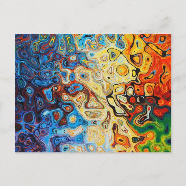 Ölpest nach der Karte (Vorderseite)