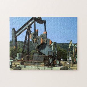 Ölplattform Puzzle