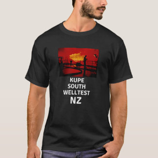 Ölplattform während der Bohrlochprüfung T-Shirt