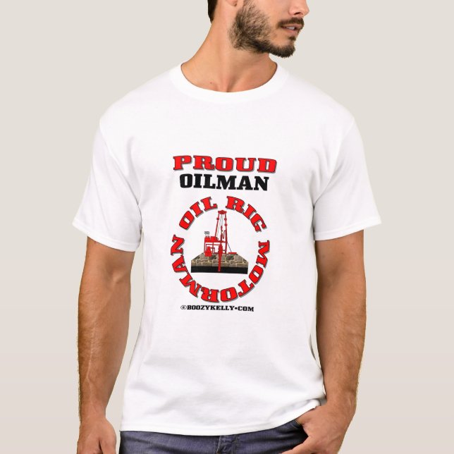 ÖlplattformMotorman, T - Shirt, Ölfeld-Kleid, Öl, T-Shirt (Vorderseite)