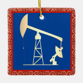 Ölpumpe Jack Weihnachtsgeschmack Keramik Keramikornament