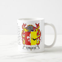 Olsen-Familien-Wappen Tasse