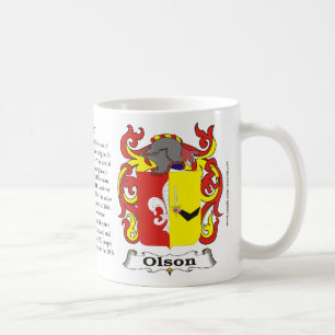Olson-Familien-Wappen Tasse