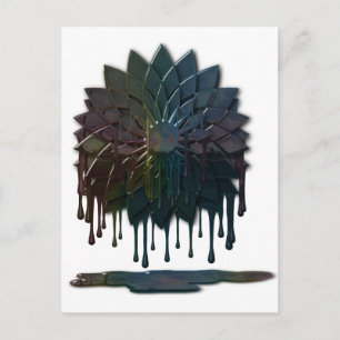 Ölspüllpostkarte Postkarte