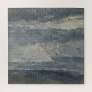 Ölstudie über Wolken - klassischer atmosphärischer Puzzle