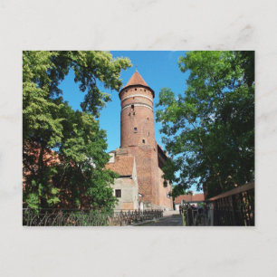 Olsztyn Mittelalterliches Gotisches Schloss II - P Postkarte