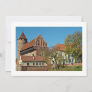Olsztyn Mittelalterliches Gotisches Schloss III - Einladung
