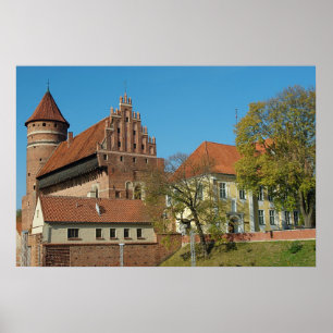 Olsztyn Mittelalterliches Gotisches Schloss III - Poster