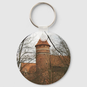 Olsztyn Mittelalterliches Gotisches Schloss - Schl Schlüsselanhänger