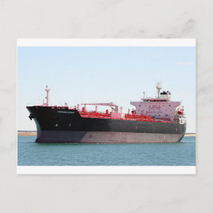 Öltankschiff/Chemikalientankschiff 2 Postkarte