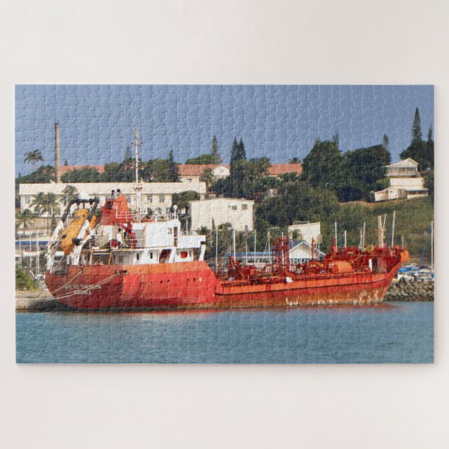 Öltankschiff/Chemikalientankschiff, Grete Theresa Puzzle (Horizontal)