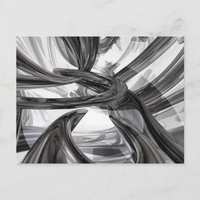 Ölteppich Abstrakte Postkarte (Vorderseite)