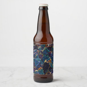 Ölteppich Bierflaschenetikett