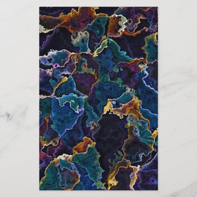 Ölteppich Briefpapier (Vorderseite)