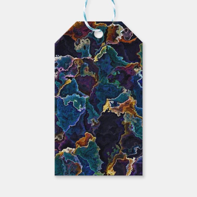 Ölteppich Geschenkanhänger (Vorderseite)