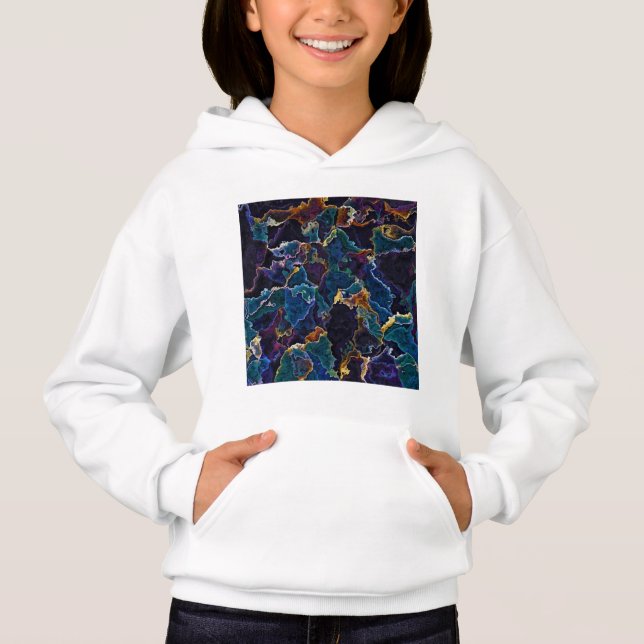 Ölteppich Hoodie (Vorderseite)