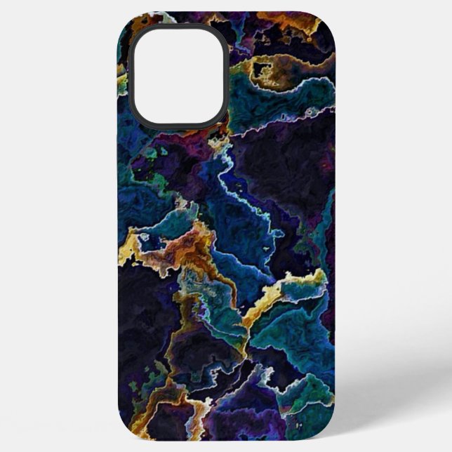Ölteppich iPhone Hülle (Rückseite)