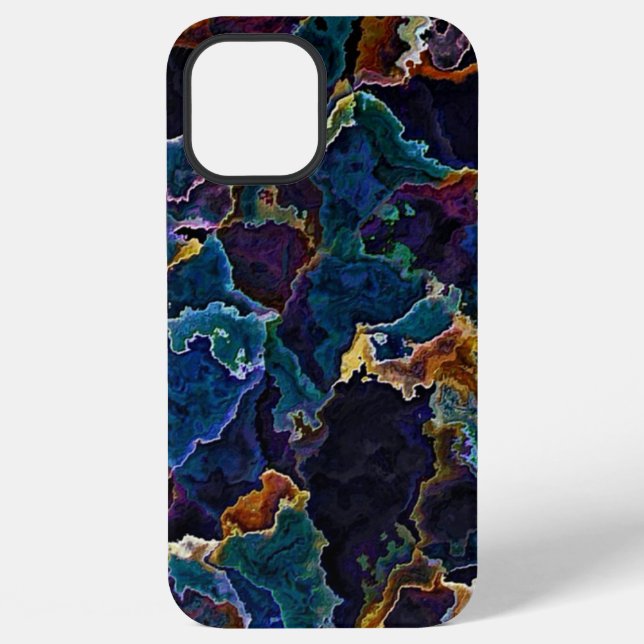 Ölteppich iPhone Hülle (Rückseite)