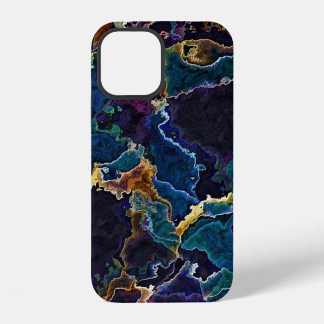 Ölteppich iPhone Hülle (Rückseite)