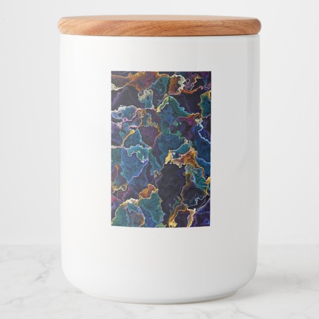 Ölteppich Lebensmitteletikett (Vorderseite)