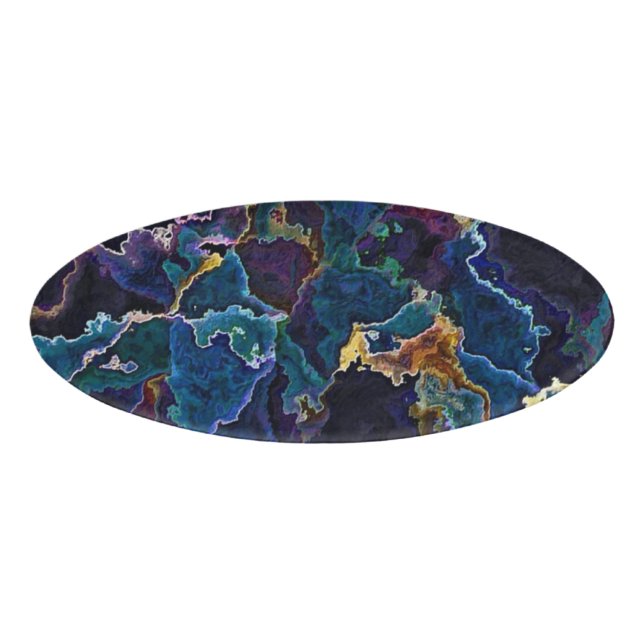 Ölteppich Namenschild (Vorderseite)