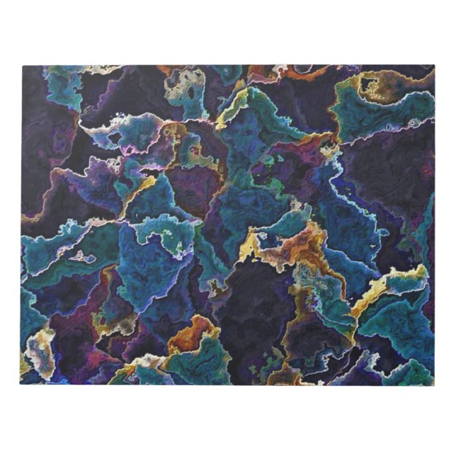 Ölteppich Notizblock (Vorderseite)