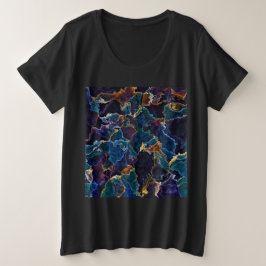 Ölteppich Plus großer T - Shirt